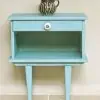 annie sloan provence on small cupboard