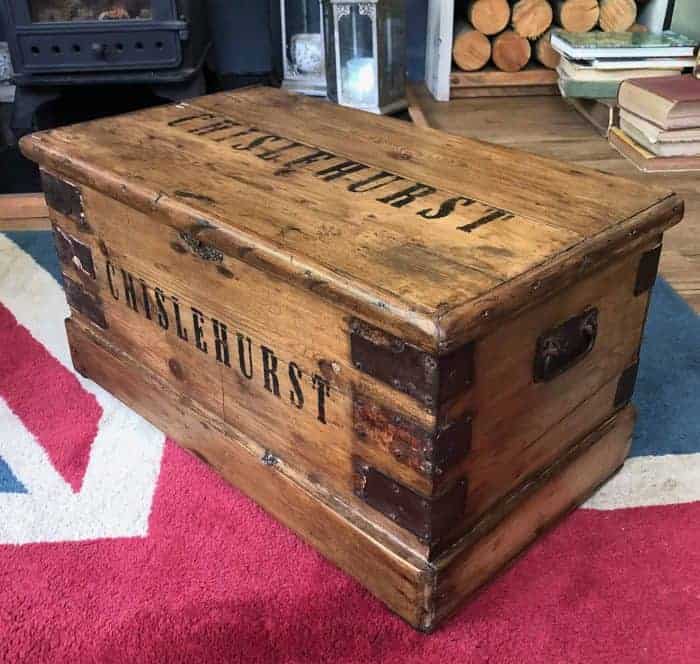 CHISLEHURST Trunk Storage Industrial Coffee Table Storage Chest
