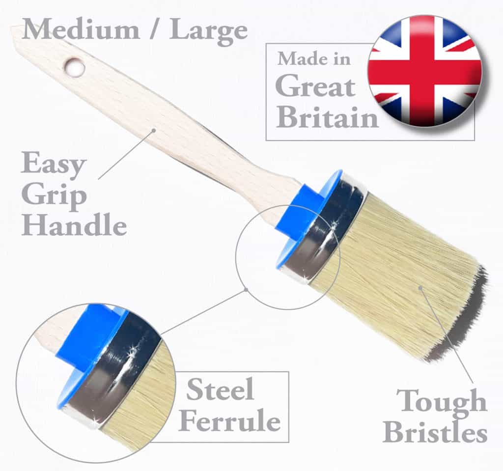 Annie Sloan Small Wax Brush Dovetails Vintage